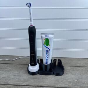 Dual Electric Oral B Toothbrush Toothpaste Holder